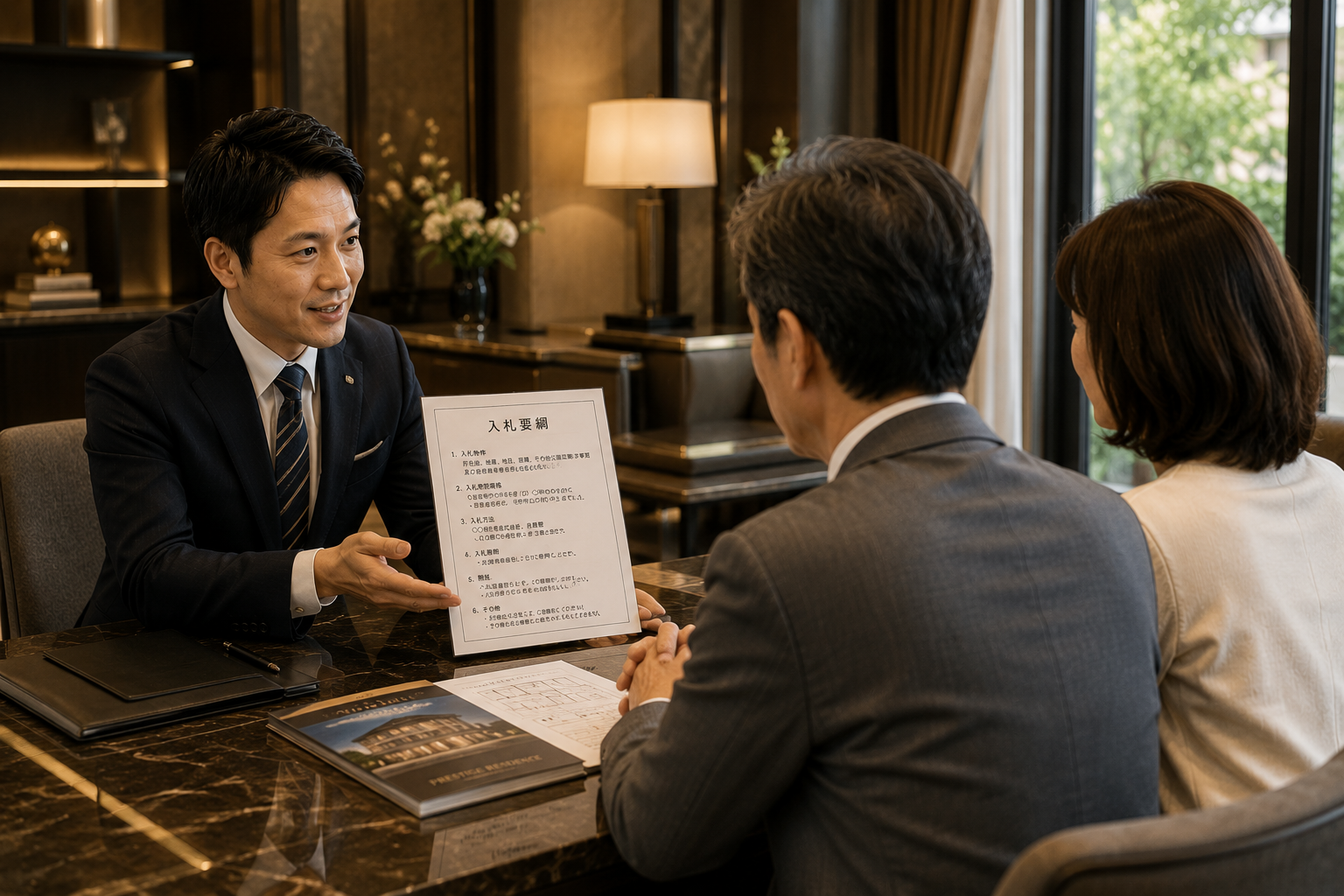 入札要綱の決定