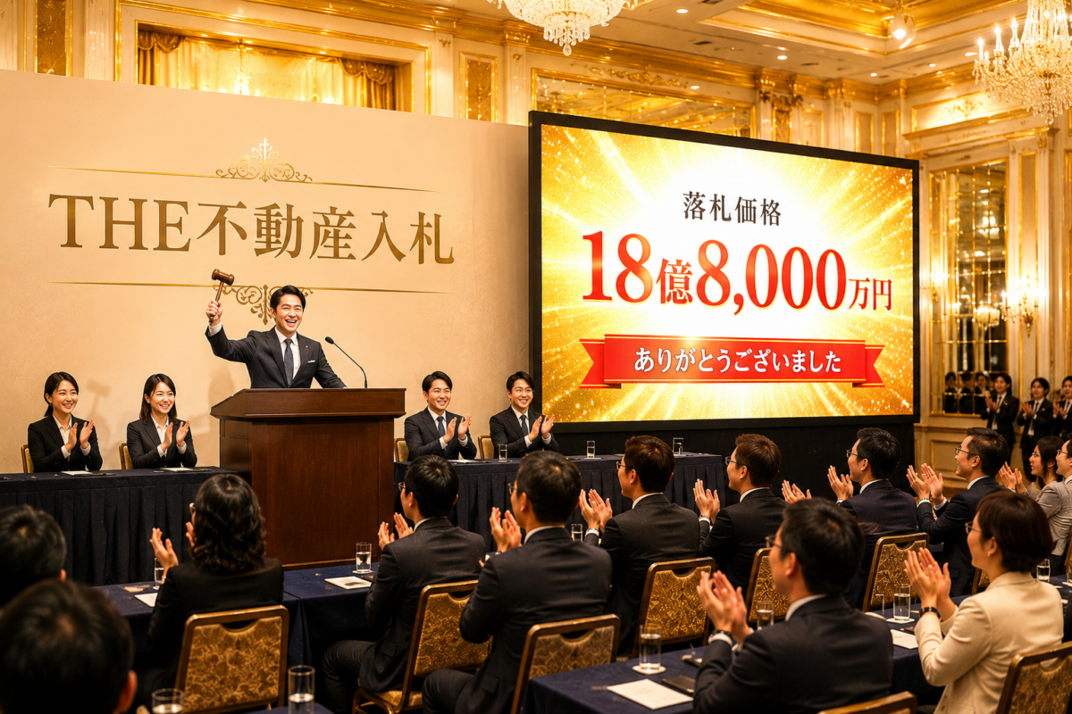 高級ホテル会場での入札